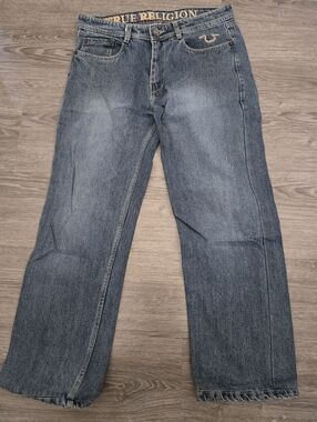 Mens True Religion Straight Leg Jeans